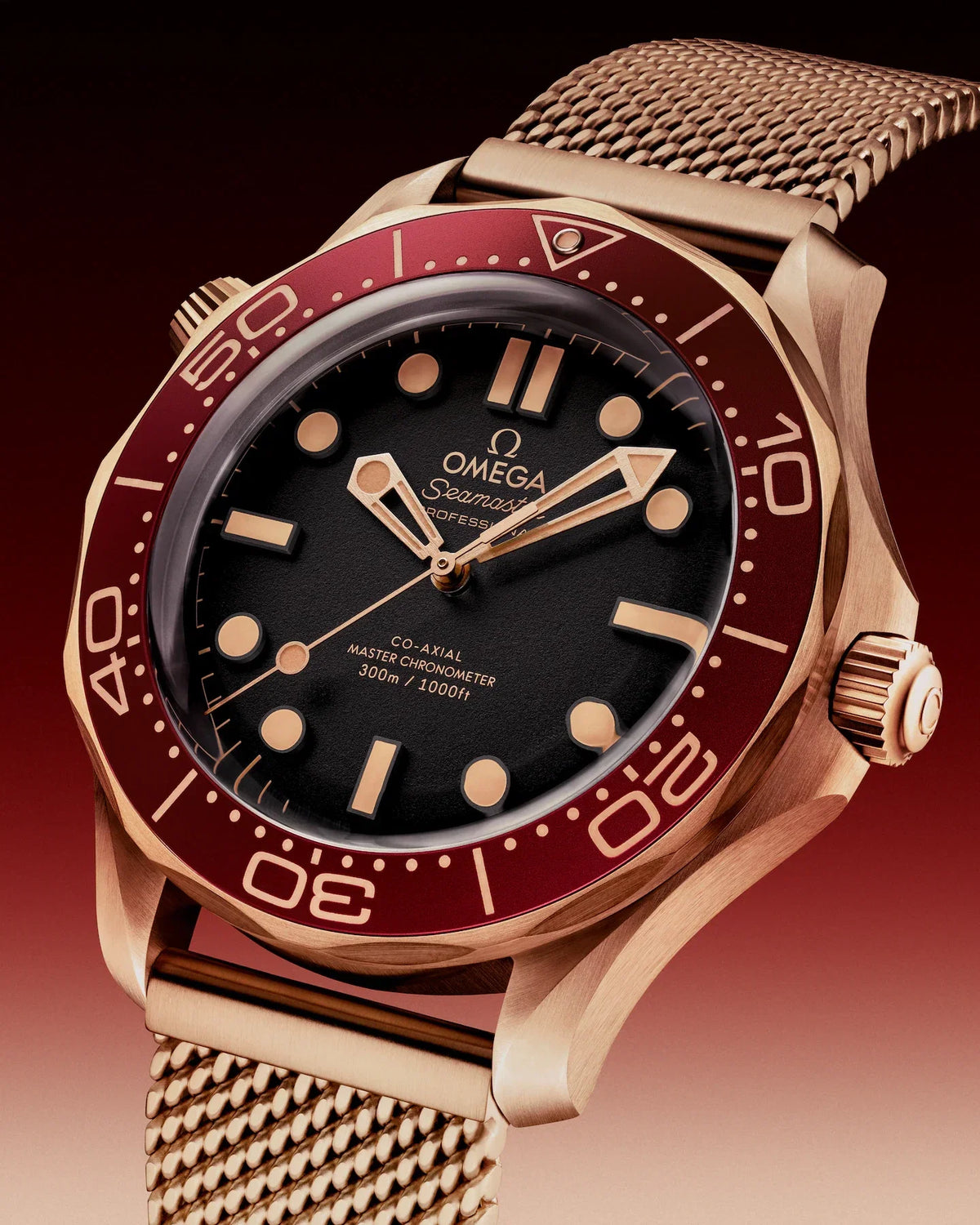 Seamaster Diver 300M 42 mm, oro bronce