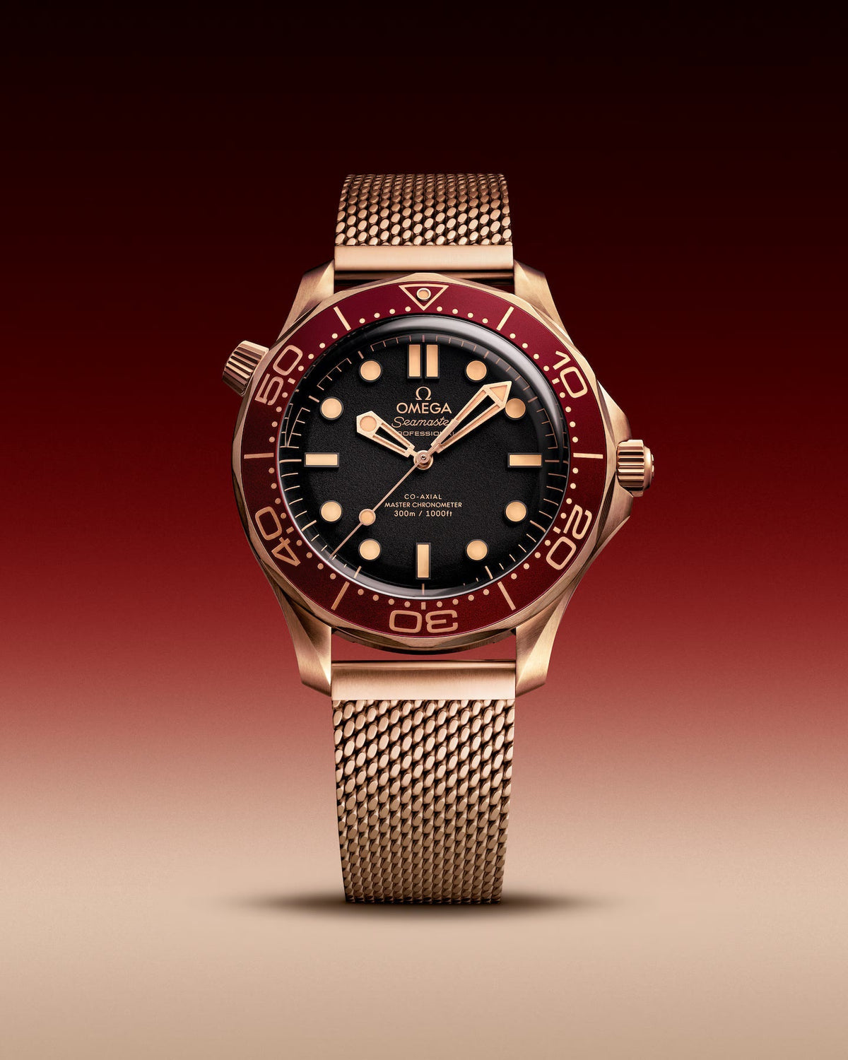 Seamaster Diver 300M 42 mm, oro bronce